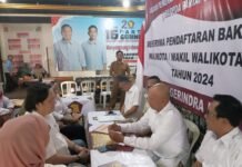 Optimis dengan Slogan Bogor Bermanfaat, Farhat Abbas Ambil Formulir Pendaftaran Bacawalkot Bogor di Partai Gerindra