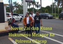 Polresta Cilacap Diminta Segera Usut Tuntas Pengancaman Terhadap Wartawan Nover Zai