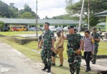 Wakil Kepala Staf Angkatan Darat Letjen Tandyo Kunjungi Yonif 751/VJS