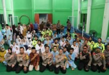 Peringati Hari Bhayangkara ke 78 Tahun, Polres Metro Depok Gelar Bakti Kesehatan di SLB BCD Nusantara