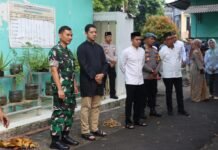 Kapolres Metro Depok Hadiri Penyembelihan Hewan Kurban di Kodim 0508 Depok