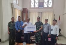 BRI Branch Office Bogor Dewi Sartika Serahkan CSR Bagi Korem 061 Suryakancana