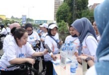 Kenalkan BRImo, KC BRI Harapan Indah Bekasi Meriahkan CFD