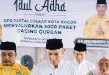 Partai Golkar Kota Bogor Bagikan 5000 Paket Daging Kurban