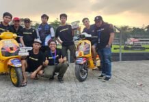 BKRTI Asal Kota Depok Berjaya di Event Scooter Prix 2024 di Sirkuit Sentul