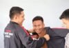 Pelepasan Tim Atlet Karate Karo pada Pekan Olahraga Sumut, Abetnego Tarigan Sematkan Jaket dan Beri Dukungan Moril