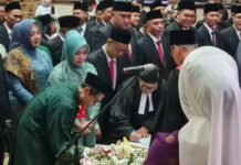 Sebanyak 55 Anggota DPRD Kabupaten Bogor Periode 2024-2029 Resmi di Lantik