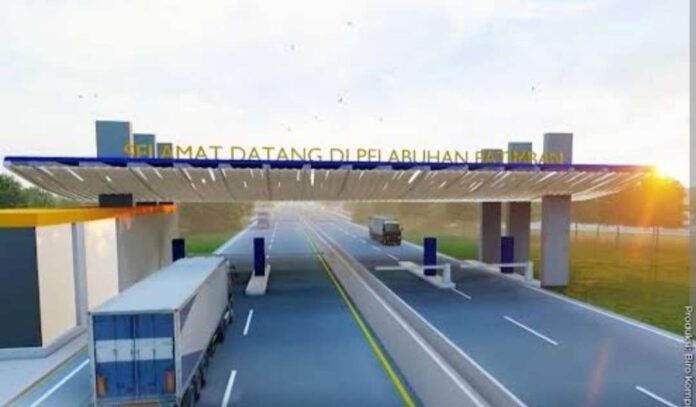 Ilustrasi Jalan Tol Patimban, Subang, Jawa Barat, (foto: PUPR)