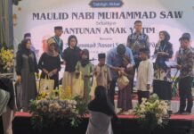Sebanyak 1.200 Yatim, Disantuni H. Anshori Setiawan