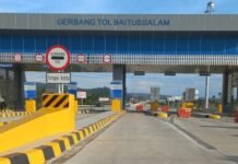 Empat Ruas Tol Sigli-Banda Aceh Diresmikan di Gerbang Tol Baitussalam