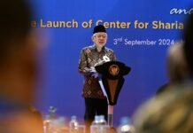 Resmikan C-SED INDEF, Ma’ruf Amin Berikan Jurus Jitu Kembangkan Ekosistem Syariah