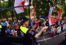 Marc Marquez Nyusul ke Pertamina Grand Prix Of Indonesia Riders Parade