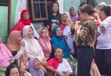 Blusukan di Babakan Pendeuy, Cawalkot Rena Da Frina Janji Permudah Akses Pendidikan untuk Warga Bogor