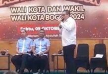 Paslon No. 4, Rena Da Frina-Teddy Risandi, Tawarkan Perubahan Fokus Layanan Publik 24 Jam dan Solusi BPJS di Debat Wali Kota Bogor