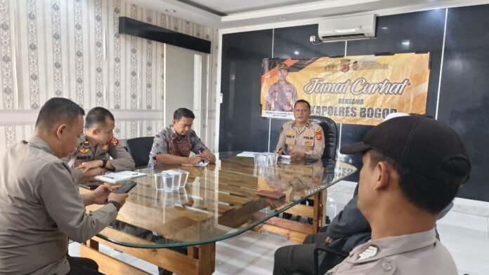 Jumat Curhat, Polres Bogor Tampung Keluh Kesah Warga untuk Ciptakan Kondisi Aman
