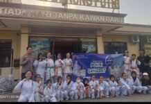 Polisi Sahabat Anak Polsek Gunung Putri Dukung 25 Anak Ikuti Ujian Kenaikan Tingkat di BKC Bogor