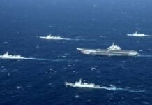 China Gelar Latihan Tempur dengan 13 Kapal Perang di Laut China Selatan