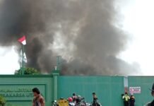 Kebakaran Hebat Melanda Pabrik Pengolahan Limbah PT Hijau Lestari di Jonggol