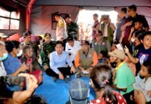 Wapres Gibran Kunjungi Pengungsi Erupsi Gunung Lewotobi Laki-Laki di Flores Timur, Pastikan Kebutuhan Dasar Terpenuhi