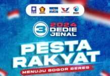 Pesta Rakyat Menuju Bogor Beres Paslon Dedie-Jenal, Meriahkan Kota Bogor dengan Artis Ibukota