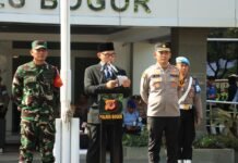 Polres Bogor Gelar Apel Pergeseran Pasukan Operasi Mantap Praja Lodaya 2024