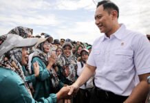 AHY Tinjau Infrastruktur Pengendalian Banjir Rob di Pantai Utara Jakarta, Tekankan Pentingnya Stasiun Pompa Sentiong