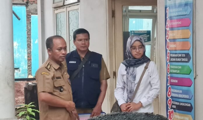 Foto: Kegiatan Monev DPMD Kabupaten Bogor di Desa Cicadas. (Chaerudin) Harnas.id