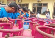 Sindikat Pengoplosan Gas Bersubsidi di Klapanunggal Ditangkap Polisi