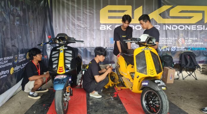 Tim BK Scooter Indonesia Siap Beraksi di Scooter Prix Round 4