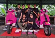 Tim Mamang Vape Dagang Vespa JKT RC Garage & Anak Soleh Suka Racing Sabet Empat Trofi di Scooter Prix Round 4 Akhir 2024
