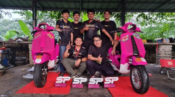Tim Mamang Vape Dagang Vespa JKT RC Garage & Anak Soleh Suka Racing Sabet Empat Trofi di Scooter Prix Round 4 Akhir 2024