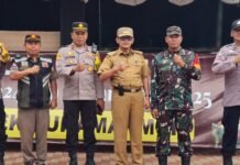 Antisipasi Wisata Nataru, Polsek Sukamakmur Siagakan Personel Gabungan Bersama Muspika