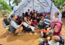 Jabar Bergerak Kota Bogor Salurkan Bantuan untuk Korban Banjir Bandang di Sagaranten, Sukabumi