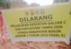 Polsek Parung Panjang Tertibkan Galian C Ilegal di Desa Gorowong