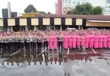 Sebanyak 179 Personil Polres Metro Depok Naik Pangkat di Penghujung Tahun 2024