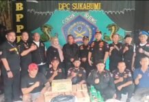 Solidaritas BPPKB Banten PAC Gunung Putri, Berikan Bantuan untuk Korban Bencana Sukabumi