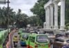 Kemacetan di Jalur Kota Bogor Akibat Arus Balik Wisatawan dari Puncak
