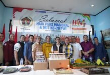 Kompak! Pimpinan dan Anggota DPRD Kota Bogor Rayakan HPN 2025 dan HUT ke-79 PWI Pimpinan dan Anggota DPRD Kota Bogor Rayakan HPN 2025 dan HUT ke-79 PWI