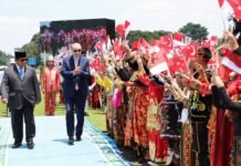 Presiden Turki Recep Tayyip Erdogan Disambut Meriah di Istana Bogor