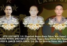 3 Anggota Polres Way Kanan Tewas Ditembak Saat Gerebek Judi Sabung Ayam
