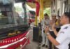 Polres Metro Depok Gelar Ramp Check dan Tes Kesehatan Sopir Bus untuk Mudik Aman