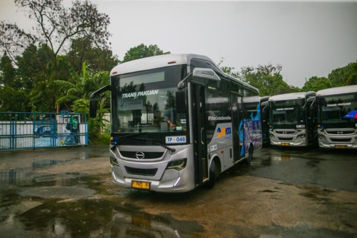 Suasana pool BisKita di Bubulak yang telah melayani masyarakat Kota Bogor selama tiga tahun terakhir. Foto: Istimewa