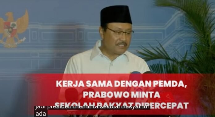 Kementerian Sosial berkomitmen mendukung percepatan program Sekolah Rakyat untuk memastikan akses pendidikan bagi masyarakat miskin dan miskin ekstrem. Foto: Tangkapan Layar