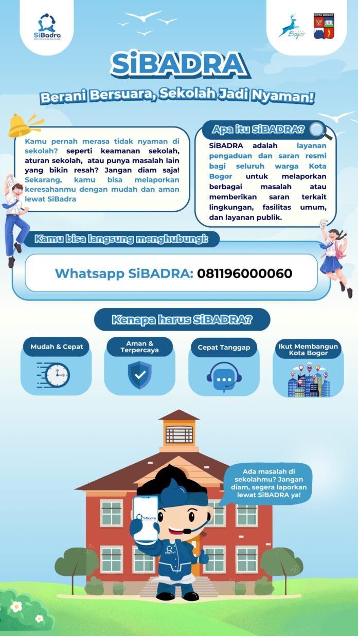 Pemkot Bogor melalui Diskominfo memperkenalkan platform Sibadra sebagai kanal pengaduan yang ramah anak, memastikan setiap aspirasi didengar dan ditindaklanjuti dengan cepat. Foto: Diskominfo Kota Bogor