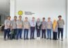 UWM dan Kementerian PUPR Perkuat Kolaborasi untuk Pengembangan Infrastruktur Kampus Rektor UWM Yogyakarta, Prof. Dr. Edy Suandi Hamid, M.Ec., bersama Direktur Infrastruktur Dukungan Pendidikan Kementerian PUPR, Jonny Zainuri Echsan, S.T., M.C.M., meninjau progres pembangunan gedung baru di Kampus Terpadu UWM, Banyuraden, Gamping, sebagai bagian dari penguatan kerja sama pengembangan infrastruktur pendidikan. Foto: dok. UMY