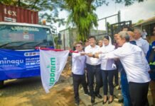 Sekam Bakar dan Tanaman Hias Asal Bogor Tembus Pasar Belanda Wali Kota Bogor Dedie A. Rachim bersama Wamendag Dyah Roro Esti, Wagub Jabar Erwan Setiawan, dan CEO Minaqu Indonesia melepas ekspor sekam bakar dan tanaman hias ke Belanda, Rabu (30/4/2025). Foto: Pemkot Bogor