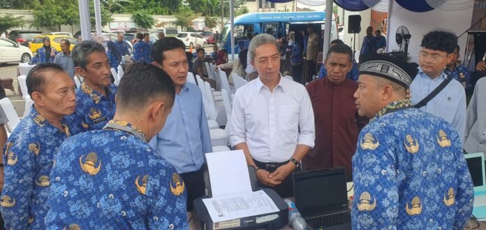 Wali Kota Bogor bersama jajaran OPD meresmikan program Smart One Day Service di RSUD Kota Bogor, Selasa (20/5/2025). Foto: Harnas.id/ Istimewa