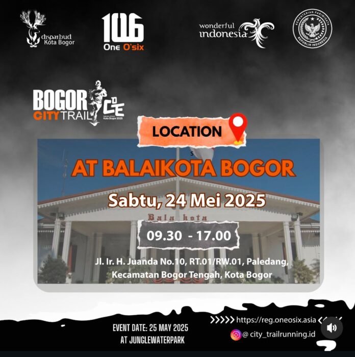 Jangan Sampai Ketinggalan! Race pack collection Bogor City Trail 2025 berlangsung di Balai Kota – cek jadwal dan bawa persyaratannya ya!. Foto: Harnas.id