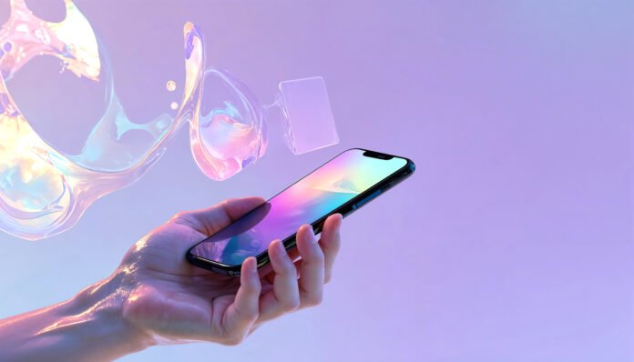 luminescent-technology-application Era baru teknologi mobile — smartphone terbaru dilengkapi dengan AI asisten pribadi, konektivitas 5G+, dan layar ultra fleksibel untuk semua kebutuhan digital Anda. Foto: Freepik