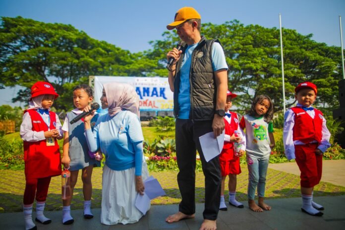 keseruan puncak Hari Anak Nasional (HAN) 2025 tingkat Kota Bogor, Sabtu (26/7/2025). Foto: Pemkot Bogor